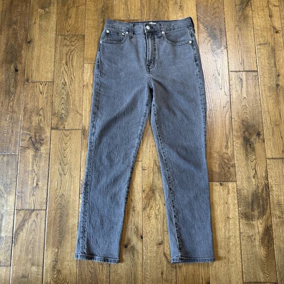 Madewell Denim - Madewell The Perfect Vintage Jean Womens 27 Black Gray Denim 27.5” Inseam